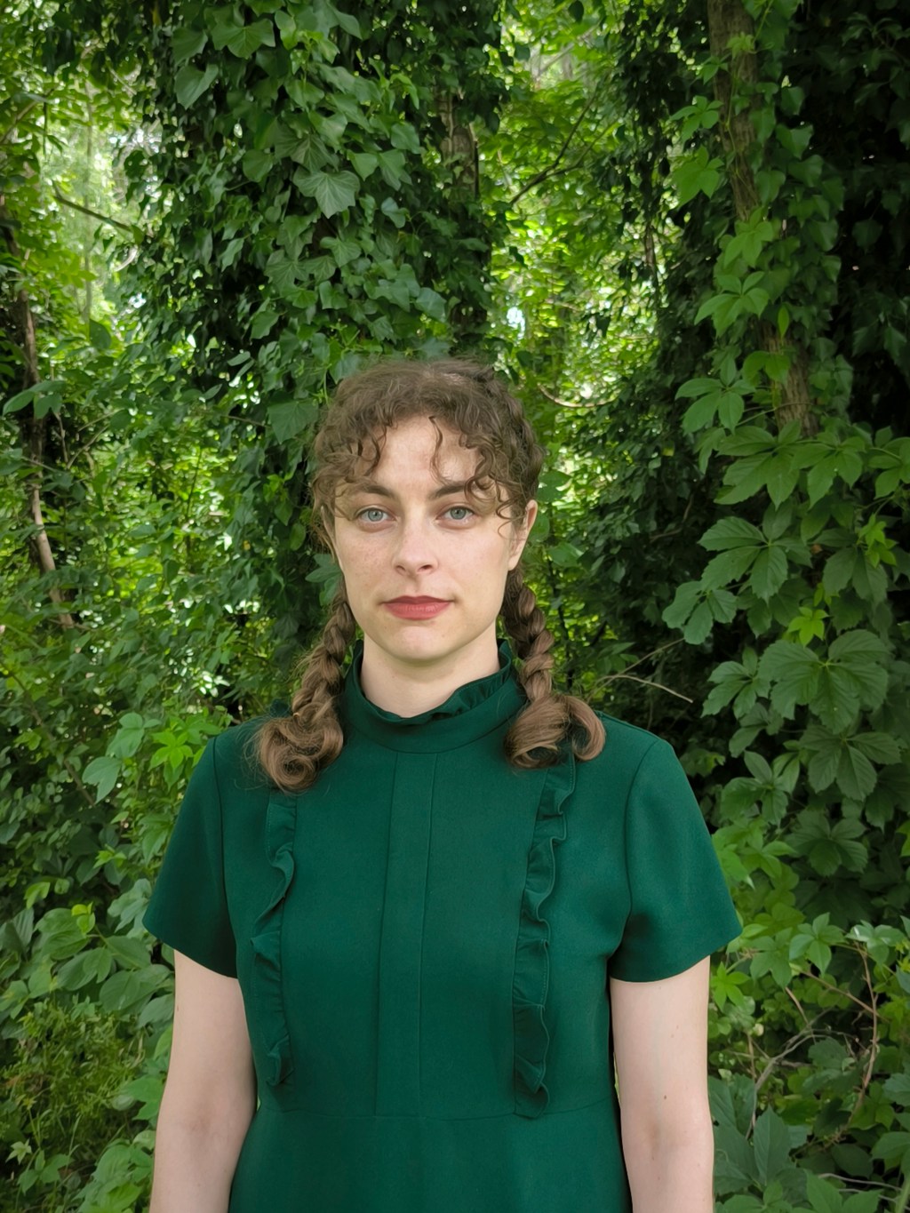 Portrait of artist Anastasiya Parvanova, photographed by Thomas Braida