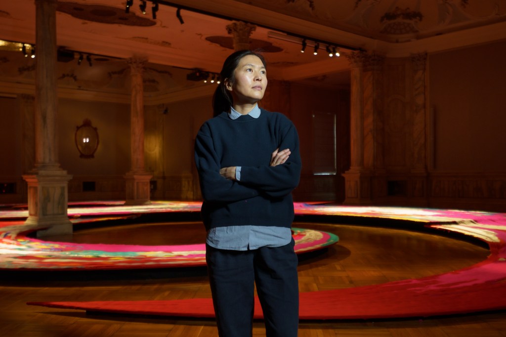 Portrait of Gulnur Mukazhanova. Photo Andrea Avezzù, Courtesy of La Biennale di Venezia