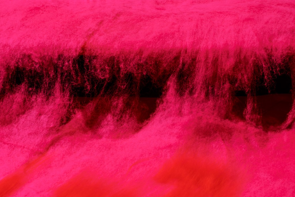 Exhibition view of Memory of Hope by Gulnur Mukazhanova at Ca’ Giustinian, Sala delle Colonne, Venice, 2024-25. Photo by Andrea Avezzù, courtesy of La Biennale di Venezia