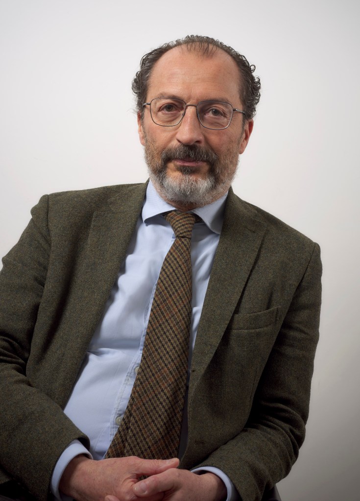 Portrait of Filippo Lotti photographed by Oscar Giacomini