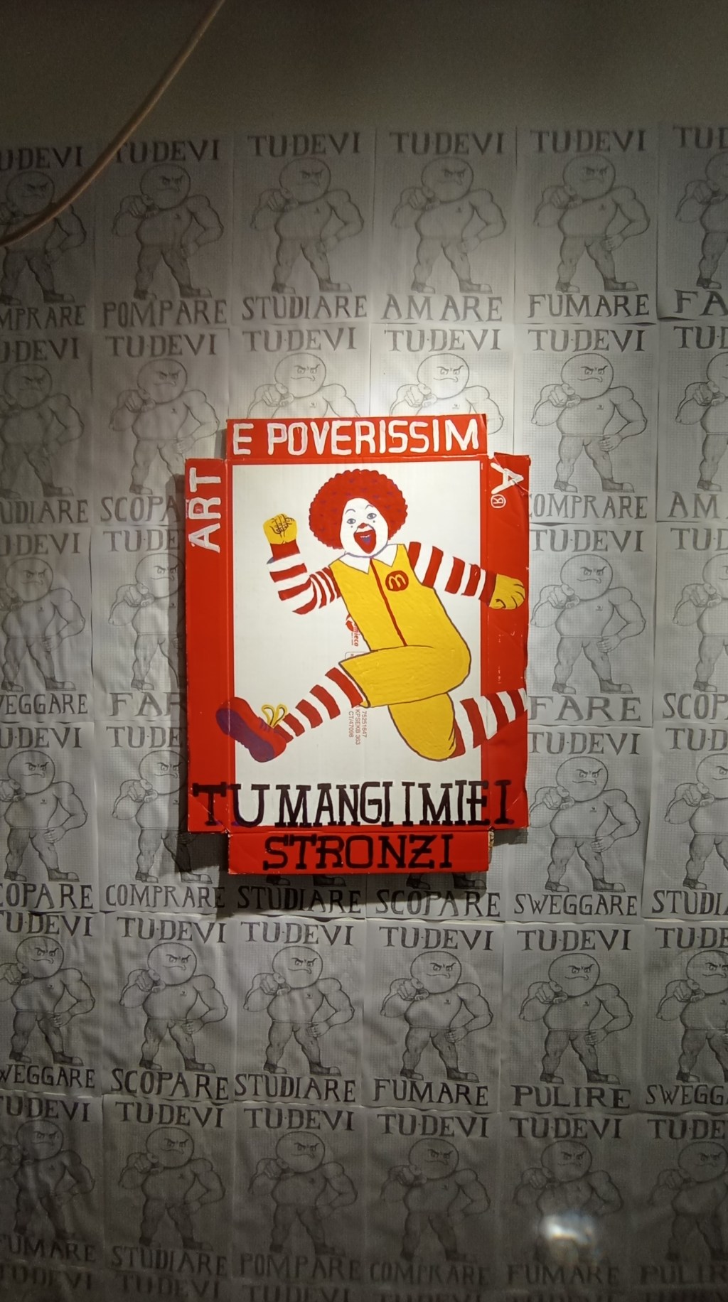 Exhibition view of Arte Poverissima at Associazione Culturale Spiazzi, Venice, 2025. Photo by Valeria Maffei