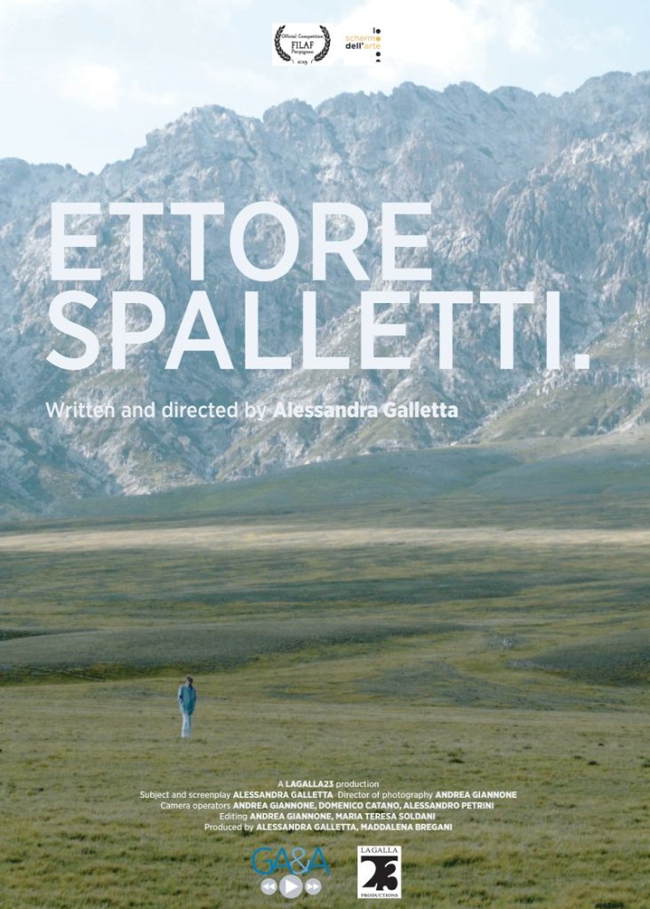 Official poster for the documentary on Ettore Spalletti. Courtesy of Alessandra Galletta