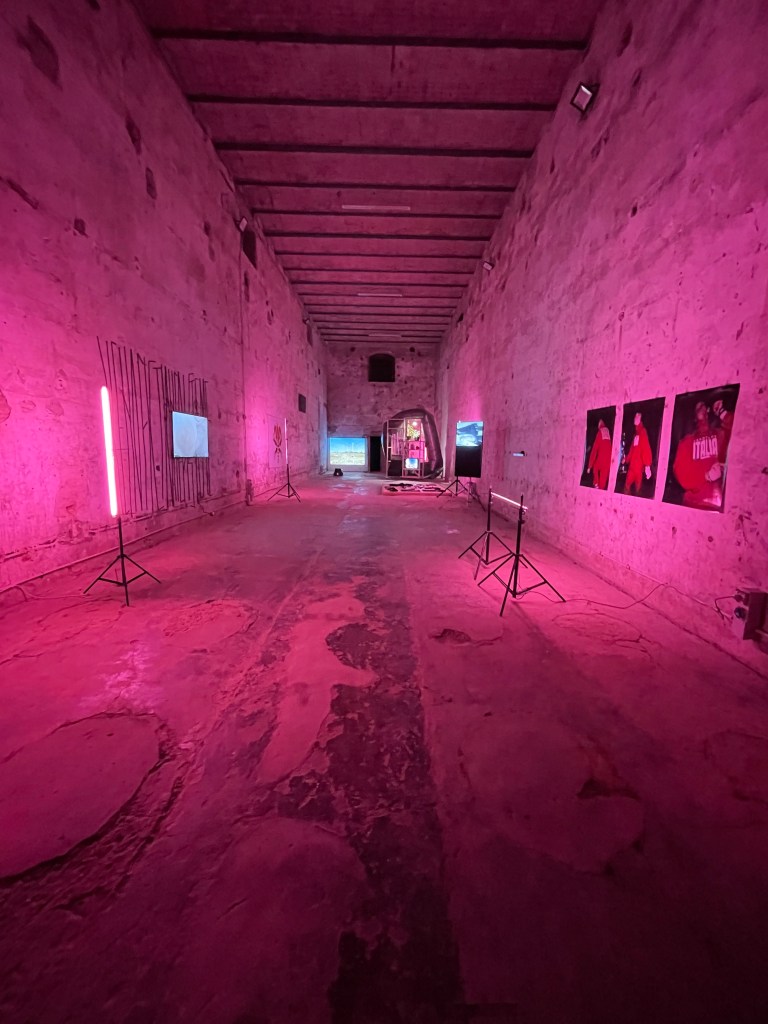 Exhibition view of Belmondo at Spazio Punch, Venice, 2022. Courtesy of Spazio Punch
