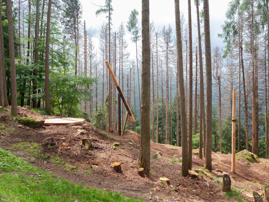 Installation view of Magnitudo by Francesco Pedrini, Roncobello, 2025. Photo by Nicola Gnesi Studio