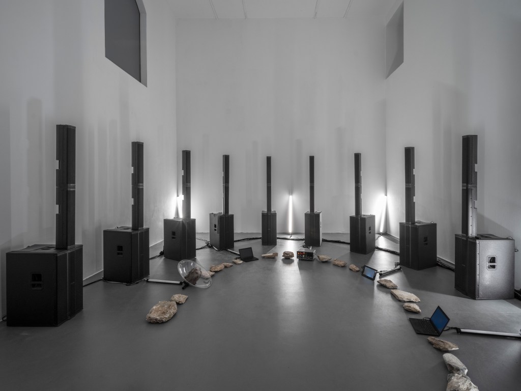 Installation view of Thermocene at GAMeC, Bergamo, 2025. Photo by Nicola Gnesi Studio