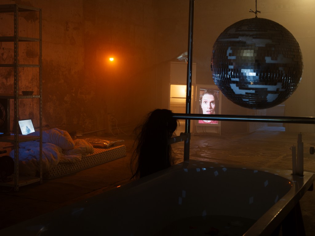 Exhibition view of PEEKABOO by Spencer Lackey at Spazio Punch, Venice, 2025. Courtesy of Giacomo Bianco