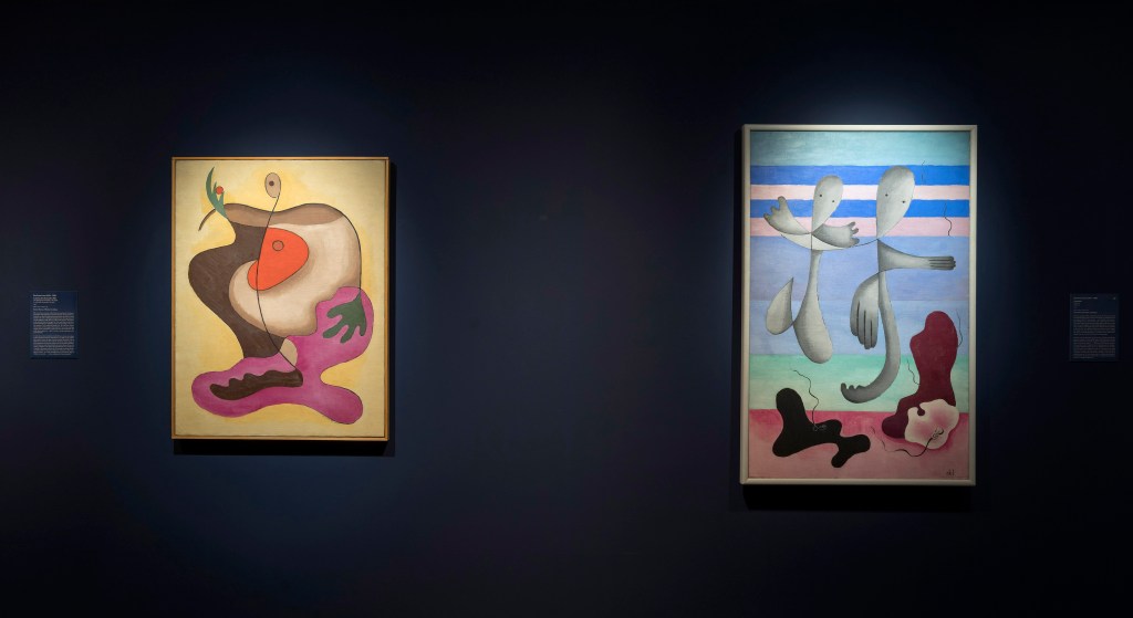 Exhibition view of Rita Kernn-Larsen. Surrealist Paintings at Peggy Guggenheim Collection, Venice, 2017. Photo by Matteo De Fina.