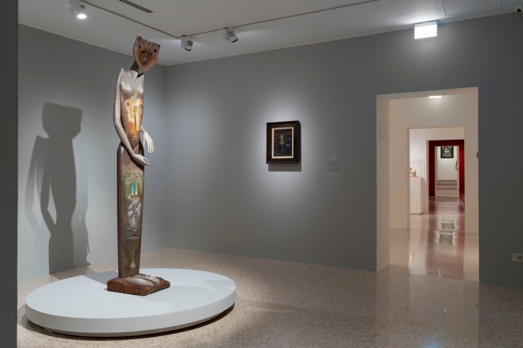 Exhibition view of Surrealism and Magic: Enchanted Modernity at Peggy Guggenheim Collection, Venice, 2022. Photo Matteo De Fina