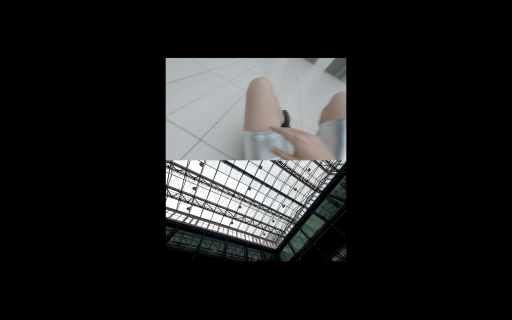 Still from Swung (Activation 1: Centro Culturale Altinate San Gaetano) (2024), a 30-minute video installation by Marta Magini with sound by Nicola Di Croce. Courtesy of the artist