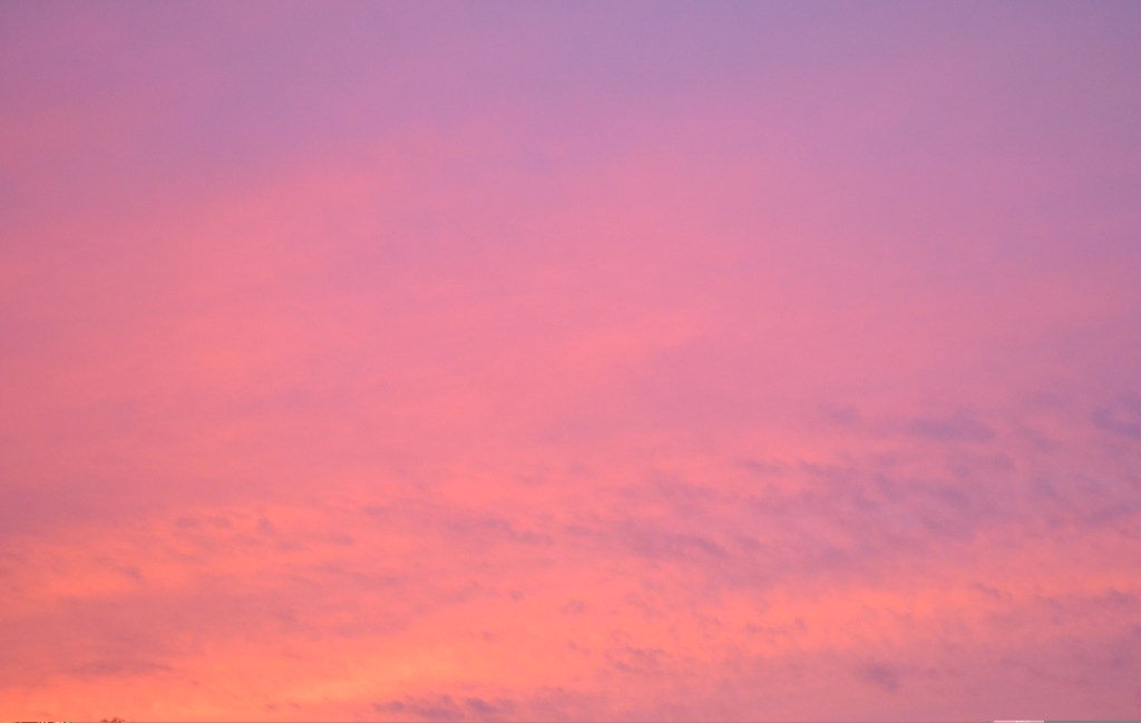 Mher Azatyan, Purple Sky – Photograph, 37.5 x 24 cm, capturing a vivid purple-hued sky with atmospheric clouds.