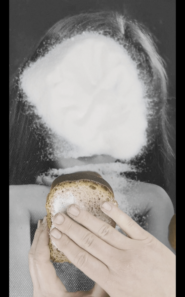 Valentina Maz, A mother devoid of fairy tales – Still from a 16:41 min video showing a contemplative scene with muted tones, evoking absence and intimacy