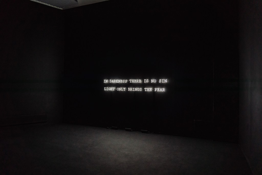 Exhibition view of I Only Want You to Love Me (2025) by Lovett/Codagnone at PAC, Milan. Photo by Nico Covre.