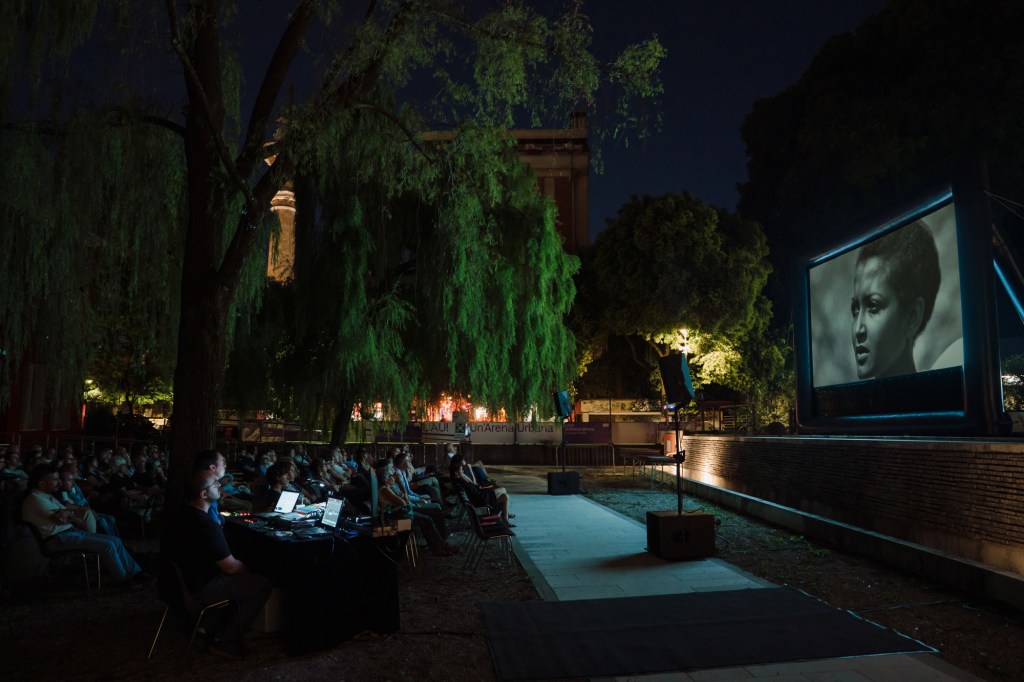 Tommaso Pandolfi and Alessandro Gagliardo performing CRISI. Commemorare è come smettere di amare in Pordenone, 2025. Photos by Elisa Caldana.