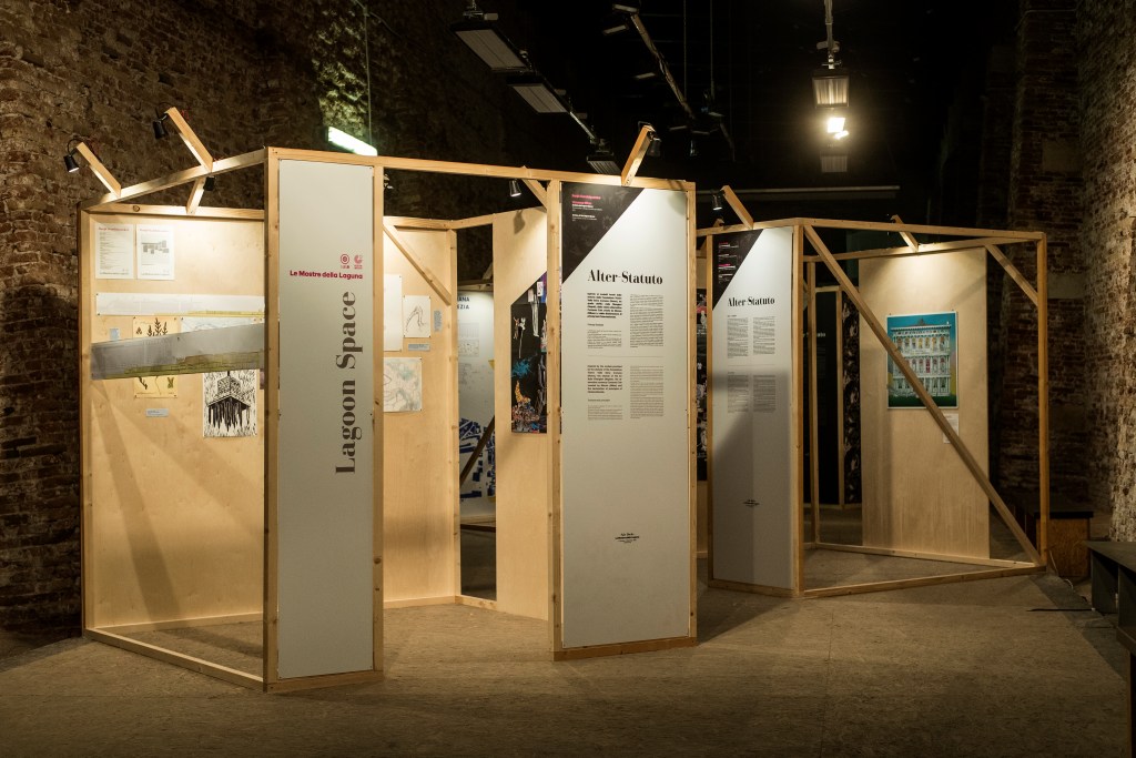 Installation view of Le mostrə della Laguna at S.a.L.E. Docks, Venice, 2021. Photo by Veronica Badolin