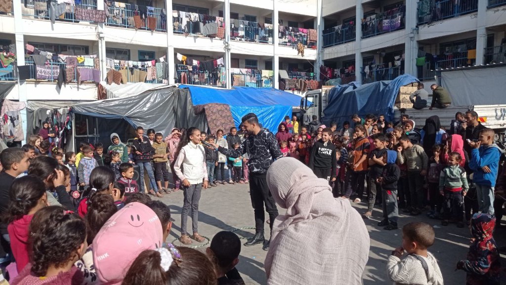 Scene from a community or artistic event organized with The Owneh Initiative and the Popular Arts Center