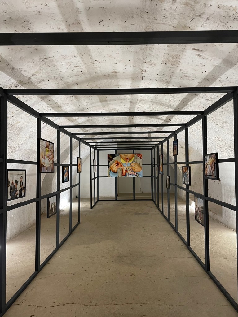 Exhibition view of Snack It! by Martin Parr at Palazzo dei Marchesi del Tufo, Matino, for Yeast Photo Festival 2025. Photo by Alice Longo.