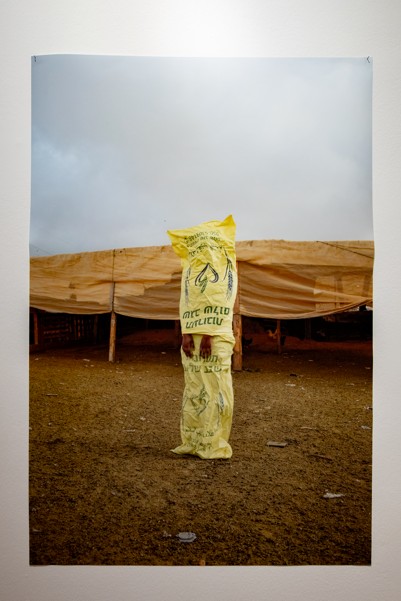 Exhibition view of work by Ruba AlFarawna within I Shall Carve the Sun’s Words in Ramallah on 5 April 2025. Courtesy A.M. Qattan Foundation