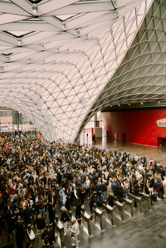 General view of Salone del Mobile.Milano, showcasing contemporary design works and installations. Photo by Salone del Mobile.Milano