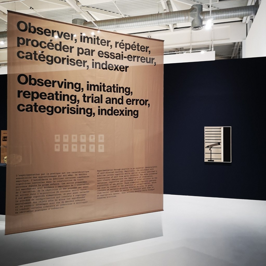 Installation view of The Self-taught Enigma at MAMC+, Saint-Étienne, curated by Charlotte Laubard in 2021.