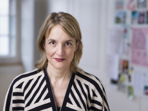 Portrait of Charlotte Laubard. Photo by Keystone / Gaetan Bally