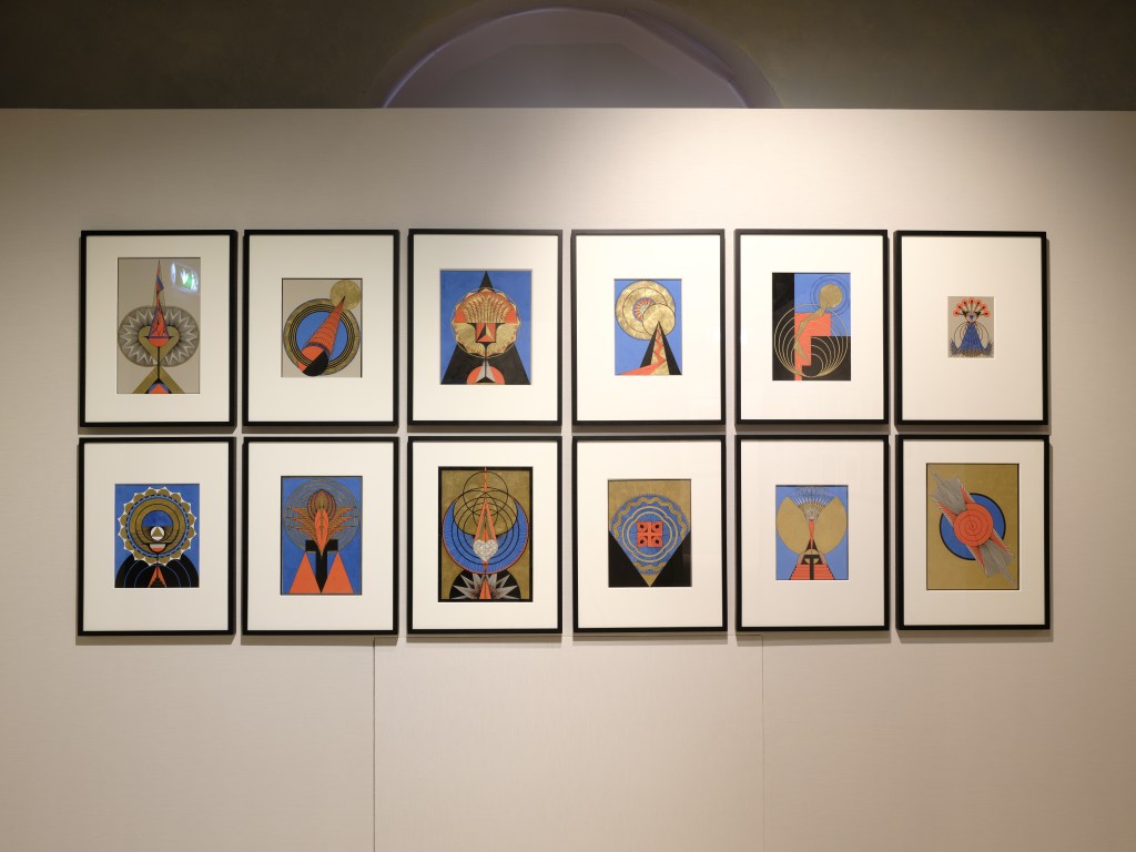 Installation view of Fata Morgana: Memories of the Invisible (2025) at Palazzo Morando | Costume Moda Immagine, an exhibition by Fondazione Nicola Trussardi curated by Massimiliano Gioni, Daniel Birnbaum, and Marta Papini. Photo by Marco De Scalzi