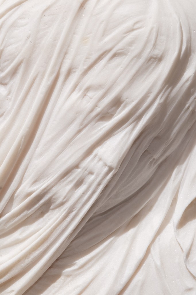 Exhibition view of “Disapparire” at Fondazione Querini Stampalia, Venice, featuring works by Antonio Corradini and Luigi Ghirri.