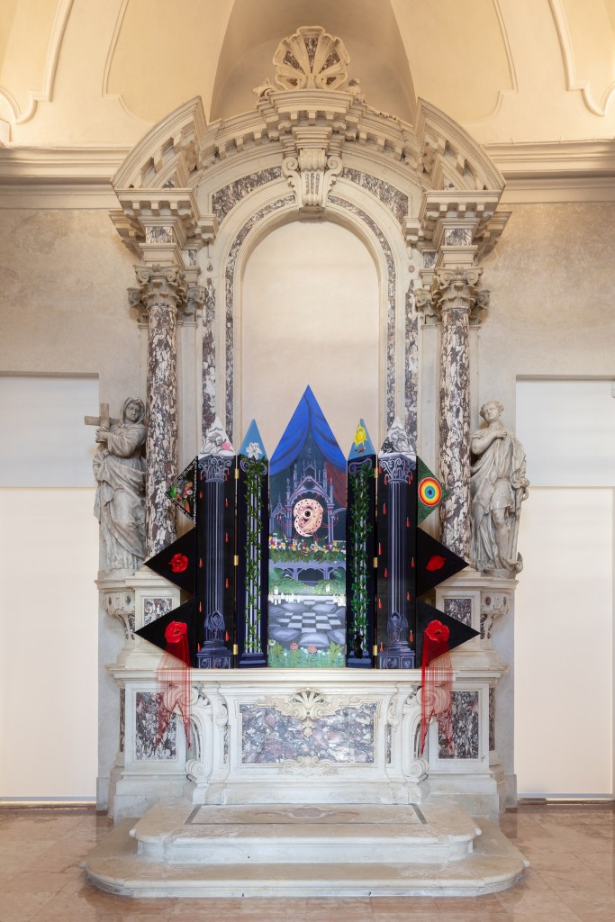 Installation view of Visioni by Frieda Toranzo Jaeger at Fondazione Bonollo, Thiene, 2026. Photo by Giovanni Canova