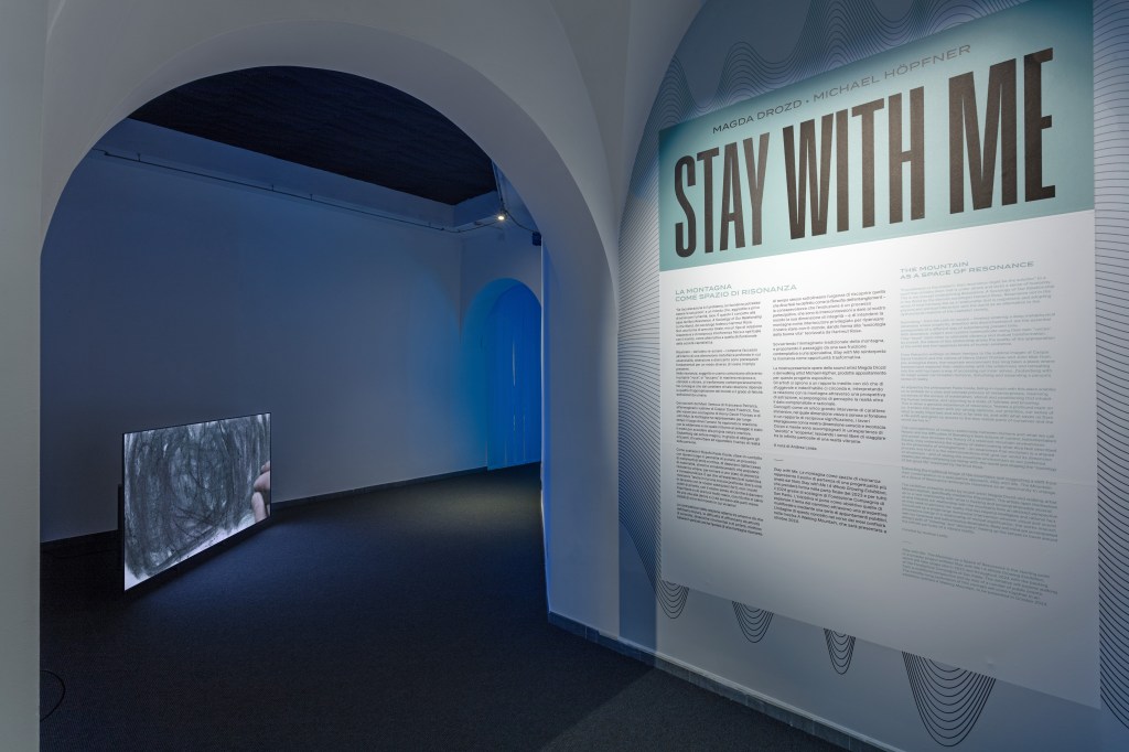 Gallery view of the exhibition STAY WITH ME. The Mountain as a Space of Resonance.