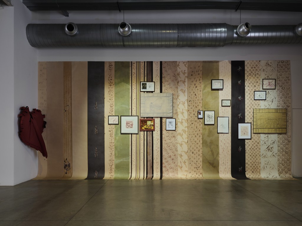 Exhibition view of Rebecca by Benni Bosetto at Pirelli HangarBicocca, Milan.