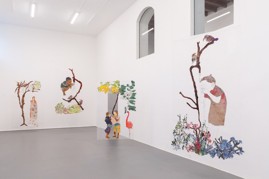 Installation view of Eau by Ana Silva at GAMeC – Galleria d'Arte Moderna e Contemporanea di Bergamo in 2026, showing the artwork arranged within the gallery space, photographed by Lorenzo Palmieri.