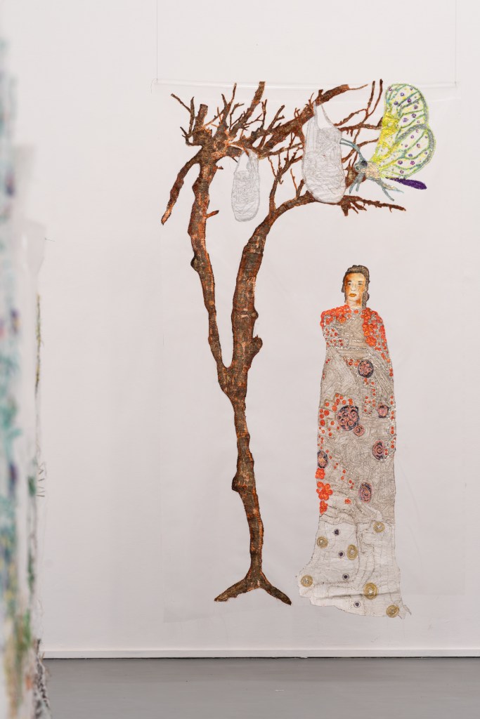 Installation view of Eau by Ana Silva at GAMeC – Galleria d'Arte Moderna e Contemporanea di Bergamo in 2026, showing the artwork arranged within the gallery space, photographed by Lorenzo Palmieri.