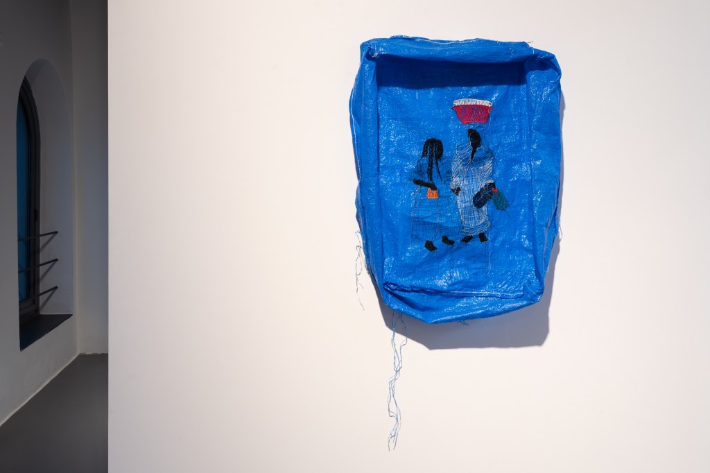 Installation view of Eau by Ana Silva at GAMeC – Galleria d'Arte Moderna e Contemporanea di Bergamo in 2026, showing the artwork arranged within the gallery space, photographed by Lorenzo Palmieri.