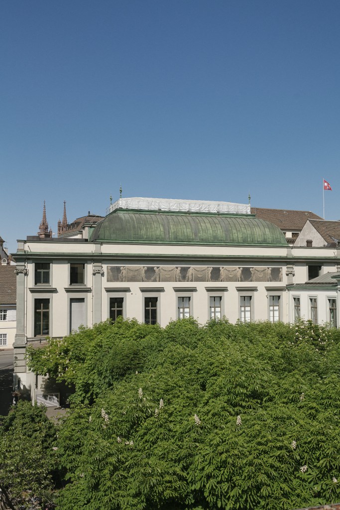 Gallery interior of Kunsthalle Basel in 2021, with exhibition layout and artworks on display, photographed by Moritz Schermbach.