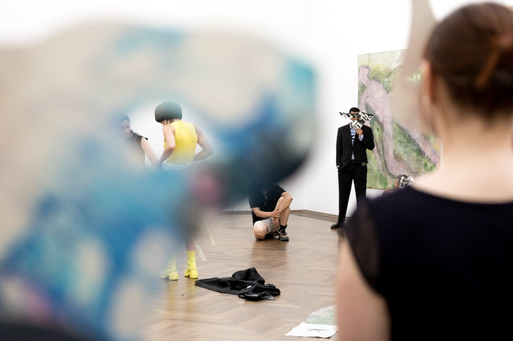 Exhibition view inside Kunsthalle Basel in 2025, featuring gallery architecture and installed artworks, photographed by Nicolas Gysin.