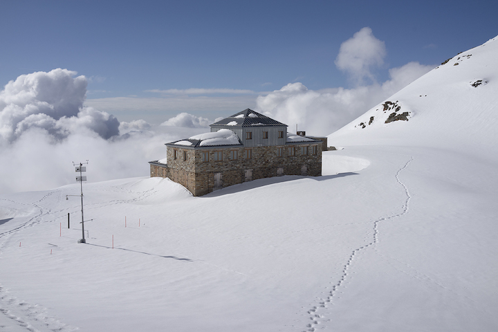 Documentation still from Over Time (2021) by Laura Pugno, filmed at Passo dei Salati; photograph by the artist.