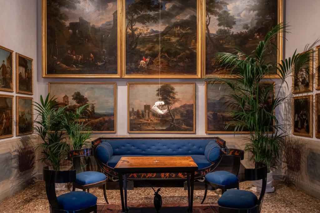 The Dreamer, Fondazione Querini Stampalia, Venice, 2026. The Time Room featuring Sogno infrangibile (2013) by Daniela De Lorenzo. Photo by Adriano Mura. Courtesy of Fondazione Querini Stampalia, Venice.