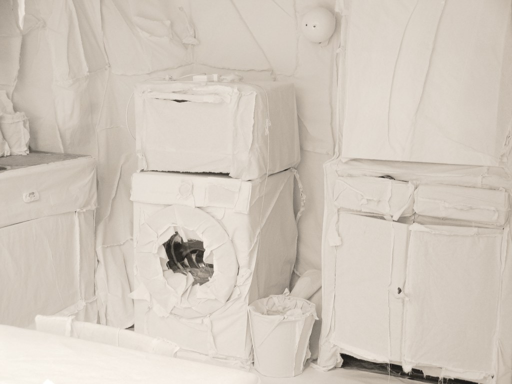Exhibition view of Ca’ Dora in Venice, 2026, showing the installation within the historic interior spaces. Photo by Giulio Favotto.