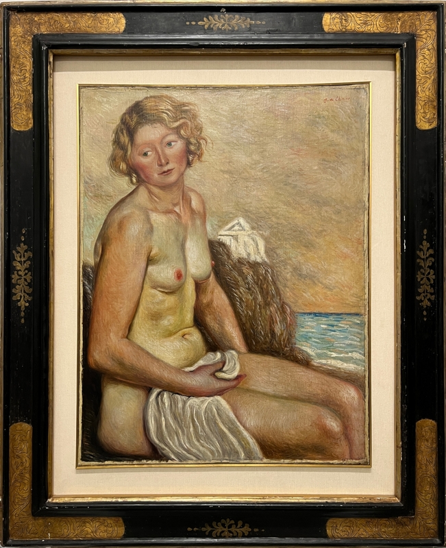 Giorgio de Chirico, Nudo di donna, olio su tela, 90 × 70 cm, 1930. Courtesy Tommaso Calabro, Venezia.