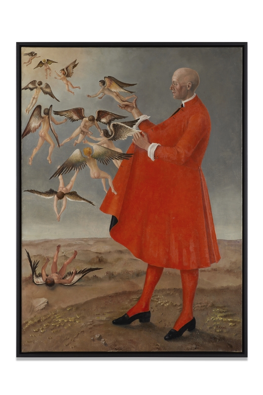Stanislao Lepri, Le Créateur des anges, olio su tela, 100 × 72,7 cm, 1969. Courtesy Tommaso Calabro, Venezia.
