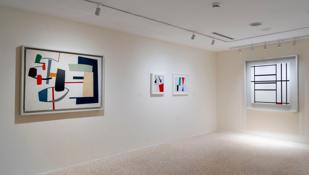 Exhibition graphic for Peggy Guggenheim in London: The Making of a Collector, on view from 25 April to 19 October 2026 at the Peggy Guggenheim Collection. Photograph by Matteo De Fina