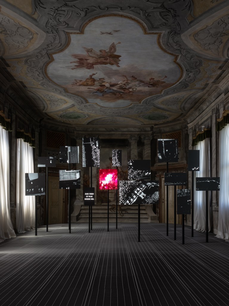 Lawrence Abu Hamdan, 450XL: The Story of a Fugitive Sound (2026). Film installation by Lawrence Abu Hamdan presented in the exhibition Canicula at Fondazione In Between Art Film, Complesso dell’Ospedaletto, Venice, 2026