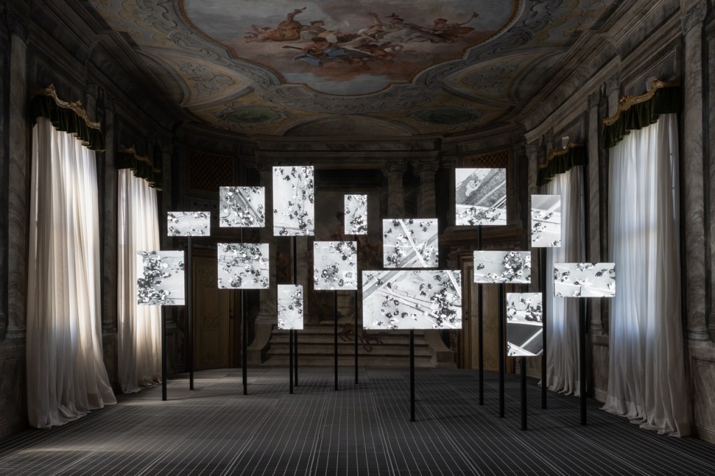 Lawrence Abu Hamdan, 450XL: The Story of a Fugitive Sound (2026). Film installation by Lawrence Abu Hamdan presented in the exhibition Canicula at Fondazione In Between Art Film, Complesso dell’Ospedaletto, Venice, 2026