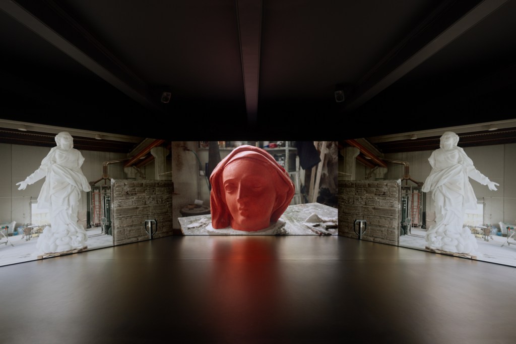 Massimo D’Anolfi and Martina Parenti, 24 Landscapes + A Vision (2026). Film installation by Massimo D’Anolfi and Martina Parenti presented in the exhibition Canicula at Fondazione In Between Art Film, Complesso dell’Ospedaletto, Venice, 2026