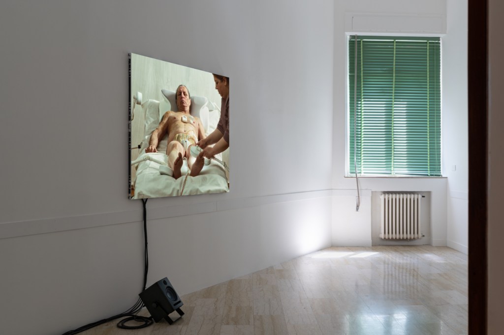 Roman Khimei and Yarema Malashchuk, Wishful Thinking (2026). Film installation by Roman Khimei and Yarema Malashchuk presented in the exhibition Canicula at Fondazione In Between Art Film, Complesso dell’Ospedaletto, Venice, 2026