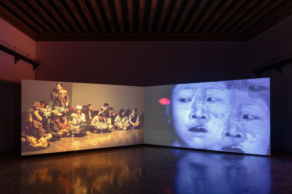 Wang Tuo, The Experimental Paradigm of Ownership and Autonomy (2026). Film installation by Wang Tuo presented in the exhibition Canicula at Fondazione In Between Art Film, Complesso dell’Ospedaletto, Venice, 2026