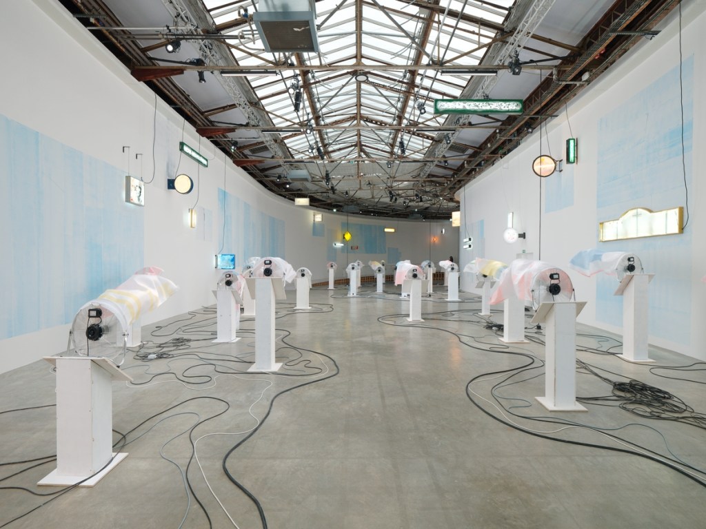 Jesse Darling, The Ambassadors, exhibition view, Palais de Tokyo, 2026. Photo: Aurélien Mole. Courtesy of the artist and Galerie Sultana