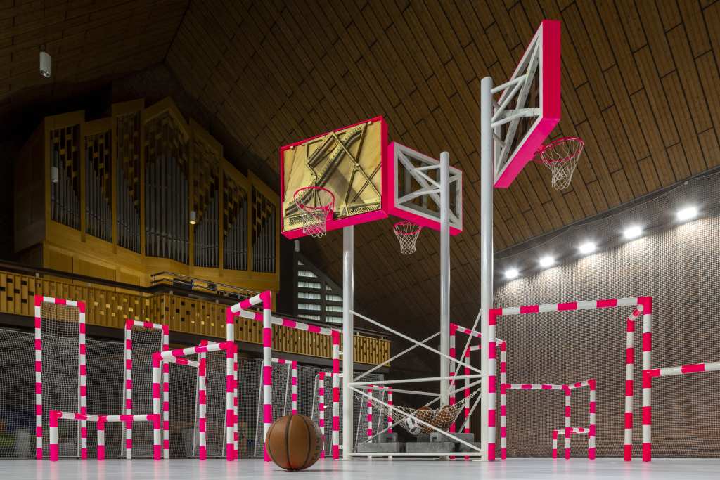 Installation view of FailAgainFailBetter (2026) by Cabosanroque Collective. Photo: Rainer Schlautmann / Manifesta 16 Ruhr