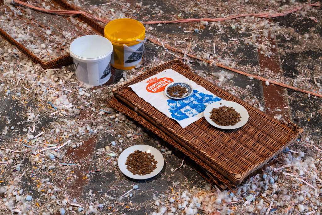 Installation view of Ohne Titel (2026) by Jason Dodge. Photo: Ivan Erofeev / Manifesta 16 Ruhr