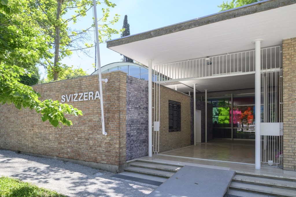 Swiss Pavilion at the Biennale Arte 2026, The Unfinished Business of Living Together. Interior view of the exhibition. Photo: Christian Beutler/Keystone