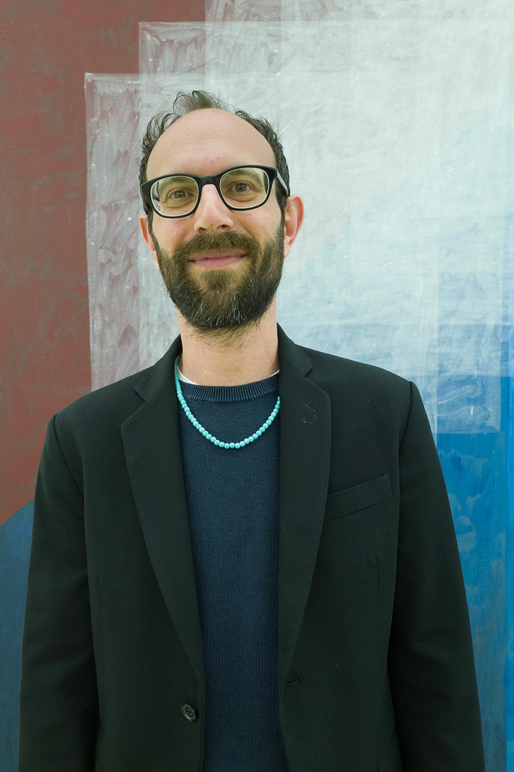 Photograph of Antonio Frugis, 2025. Photo by Luciana Galli.
